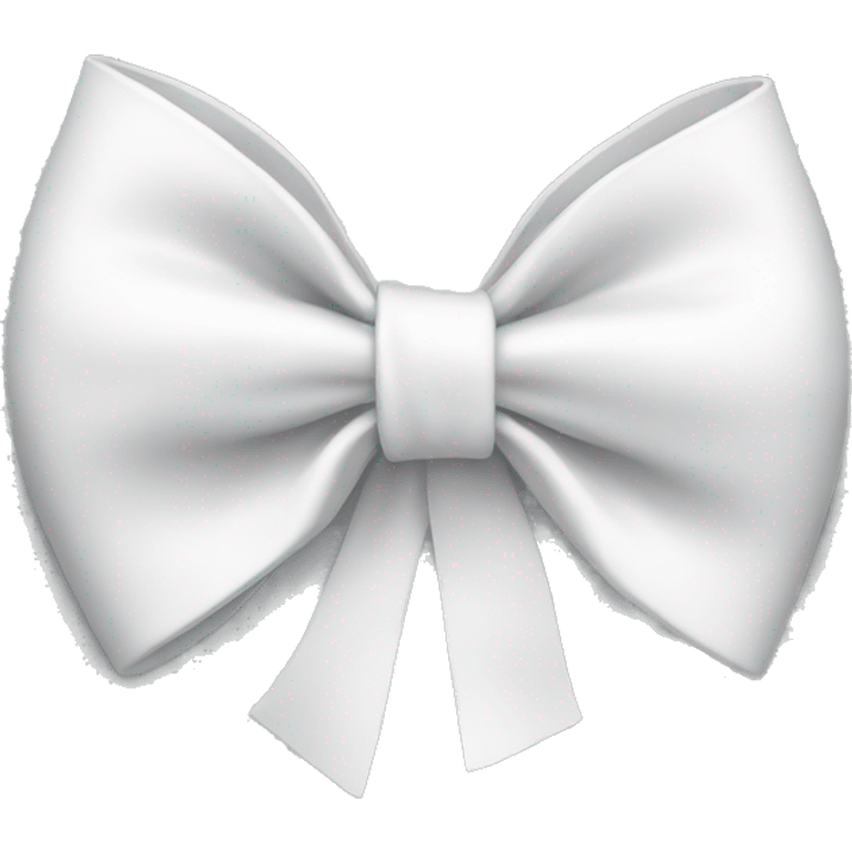 White bow emoji