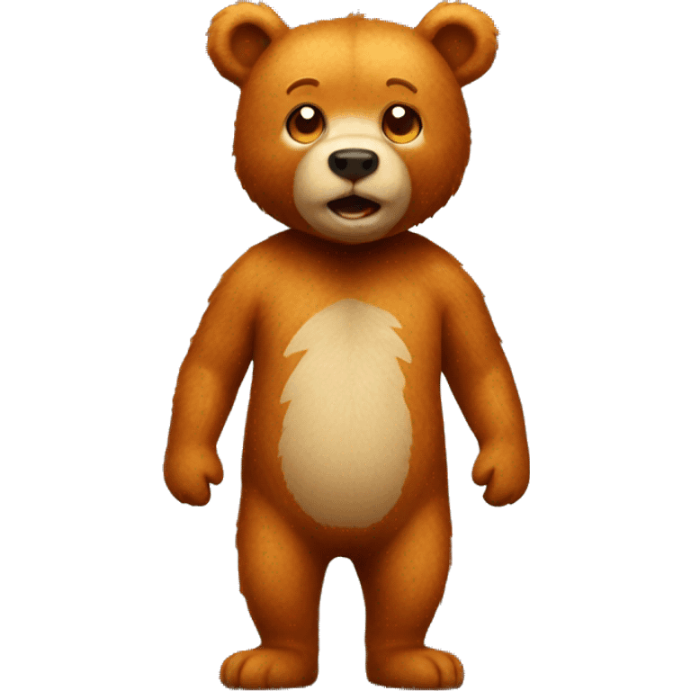  ginger bear full body  emoji