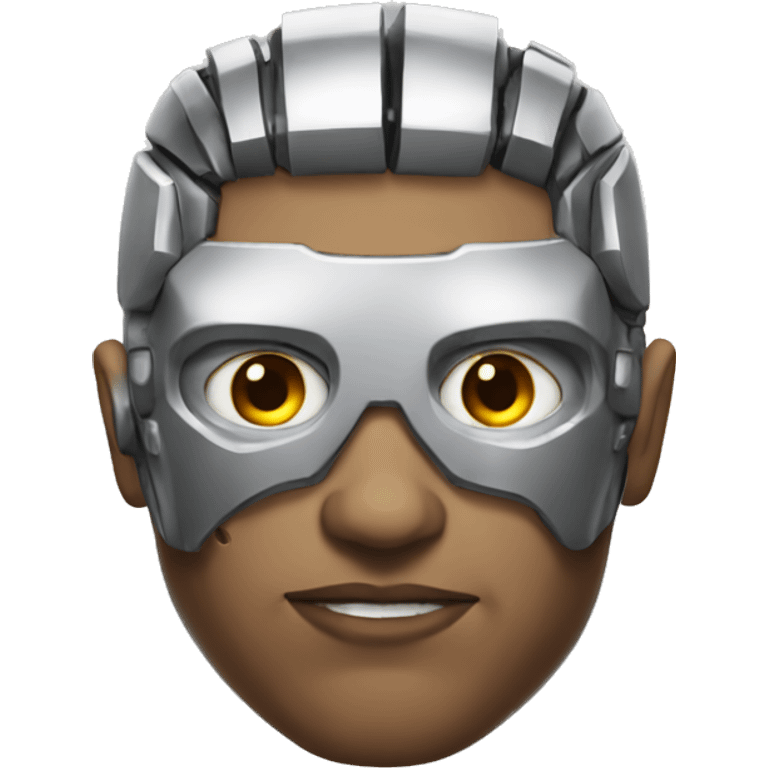 Cyborg DC emoji