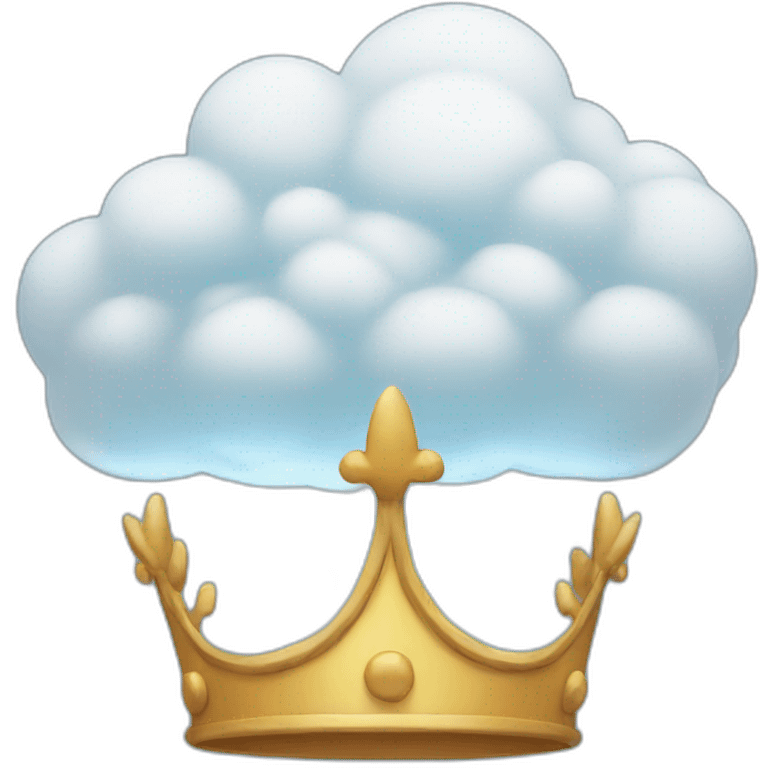 cloud crown emoji