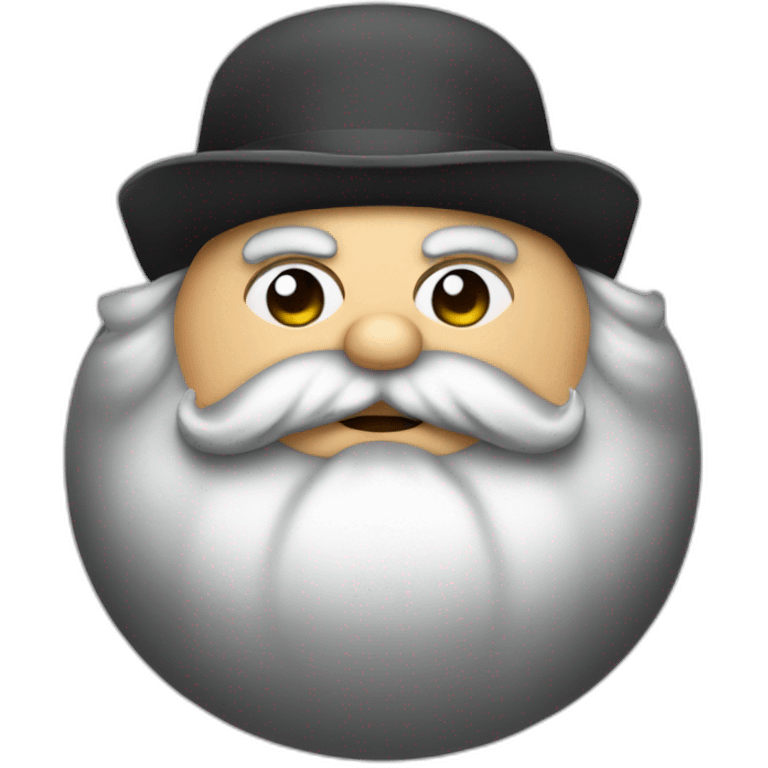 fat karl marx in the kippah on the head emoji