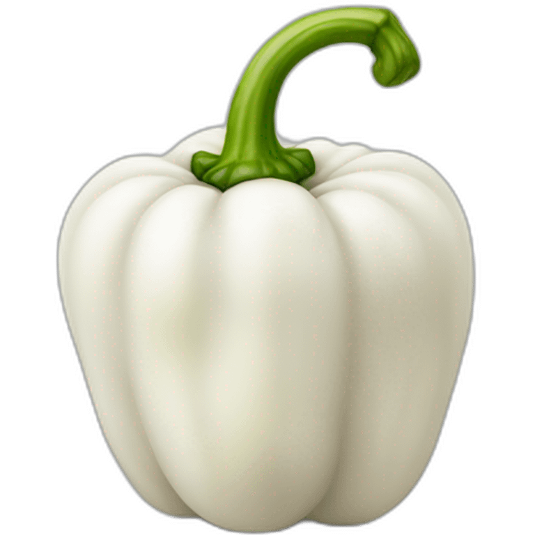 White Bulgarian Pepper emoji