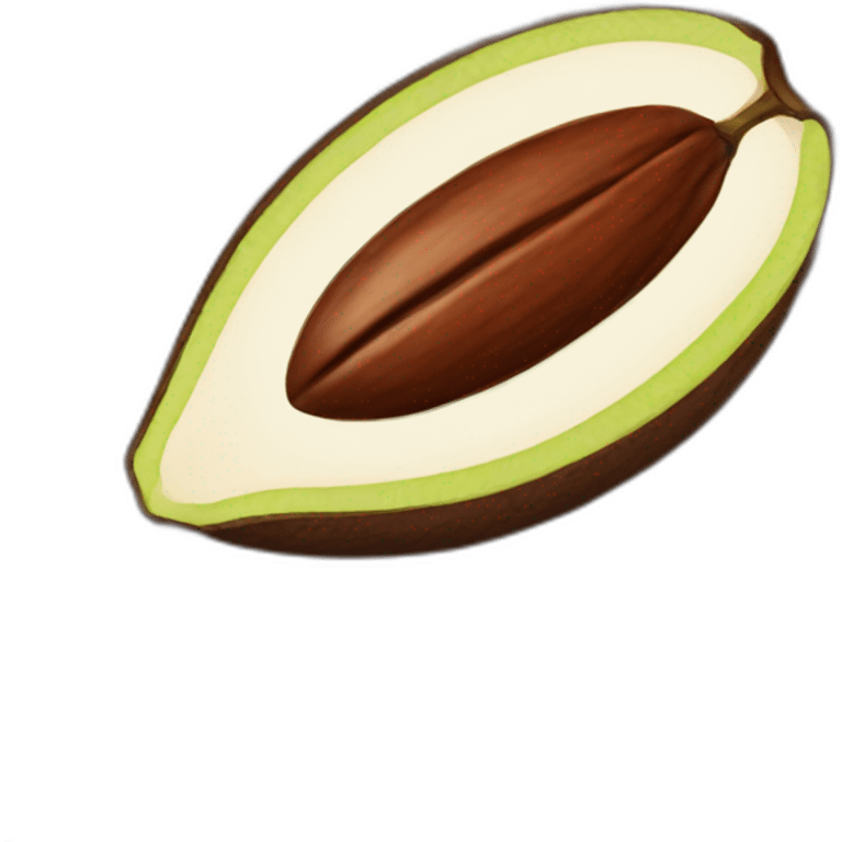 cacao bean emoji