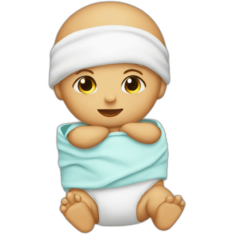 baby in diaper emoji