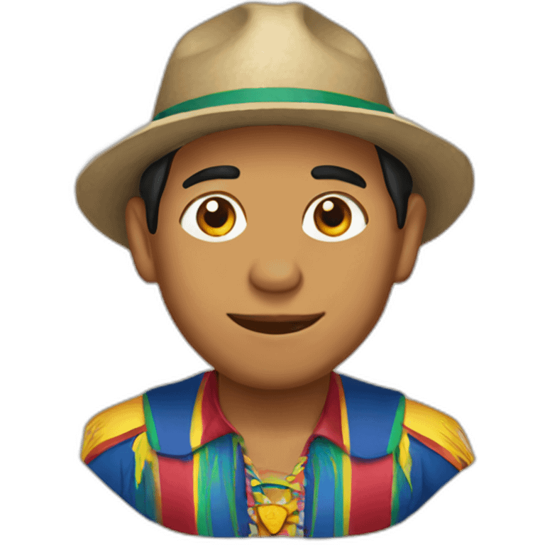 Bolivian guy  emoji