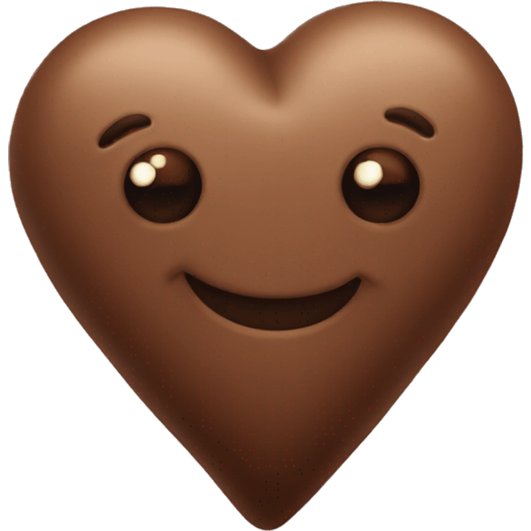 A heart shaped poop  emoji