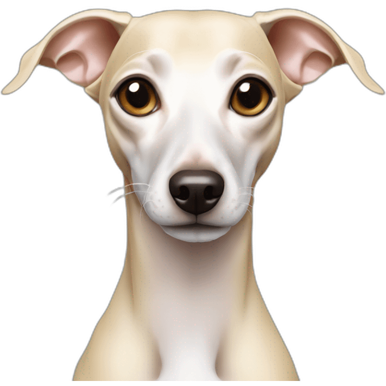 cream italian greyhound emoji