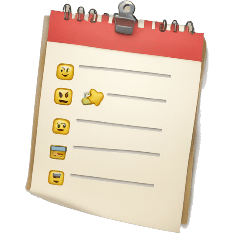 checklist emoji