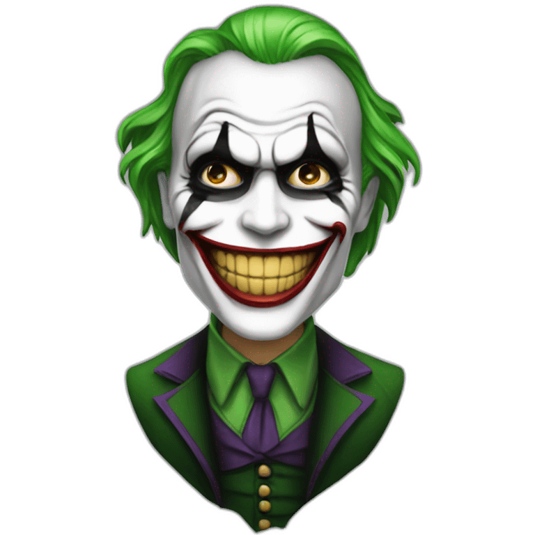 Squelette joker emoji