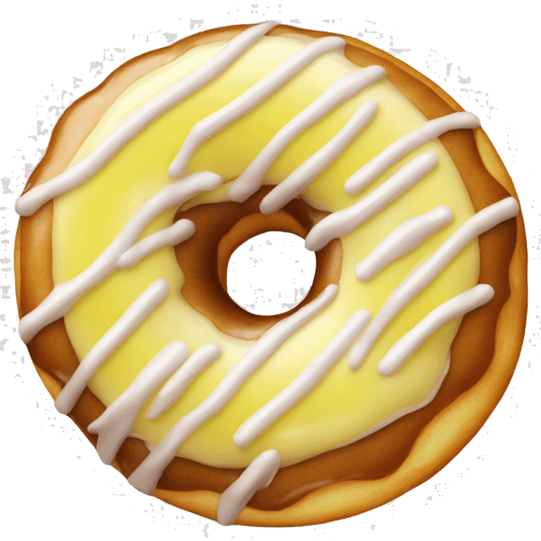 donut with lemon filling emoji