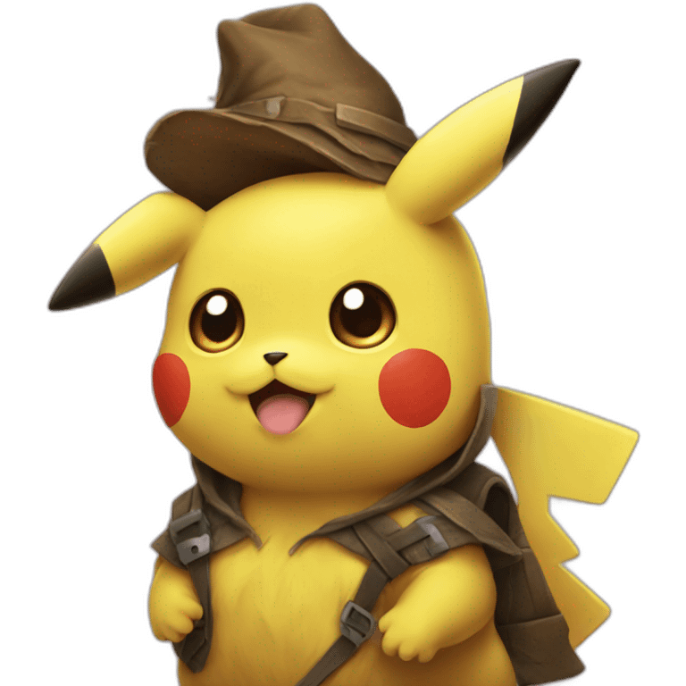 Pikachu halloween emoji