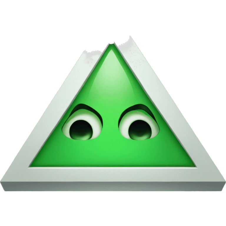 green triangle emoji