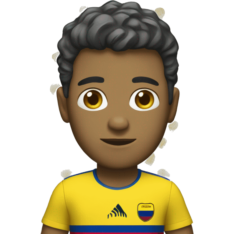 Persona con camiseta de Colombia  emoji