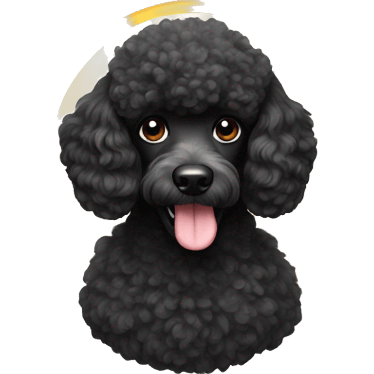 black poodle emoji