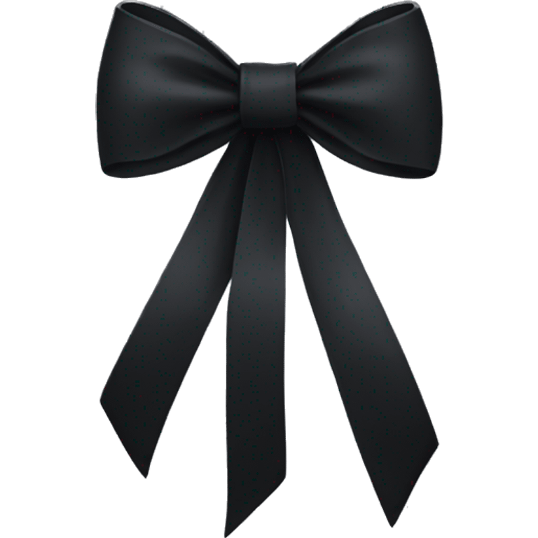 Black bow emoji