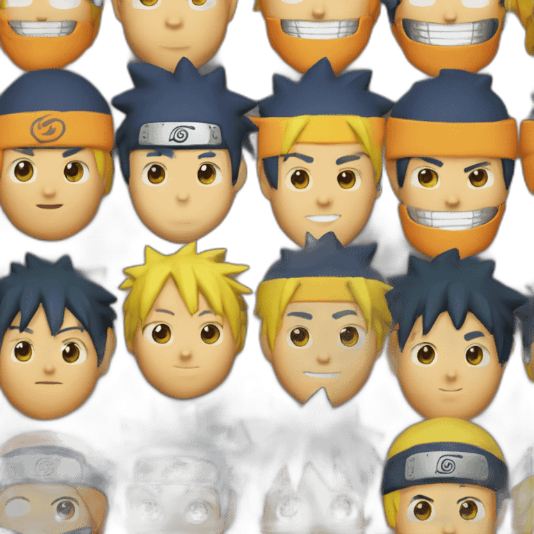 Naruto qui bois une bierre emoji