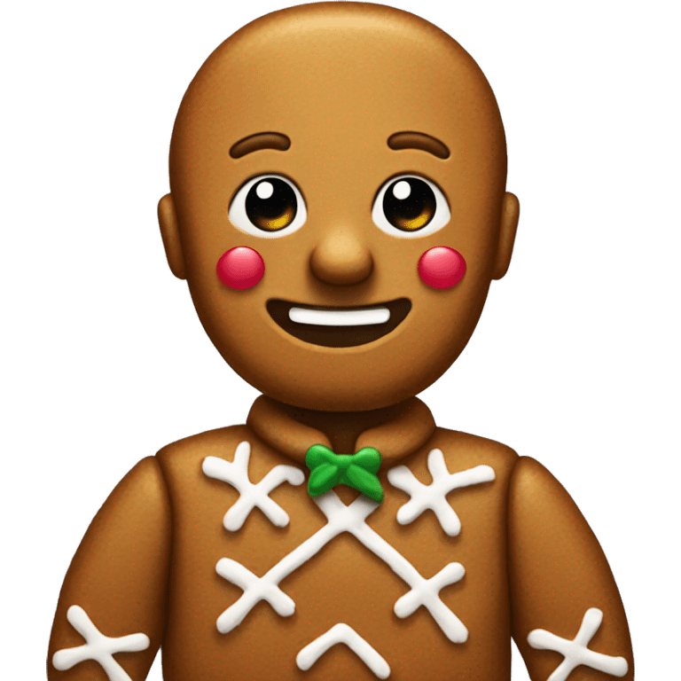 Gingerbread man  emoji