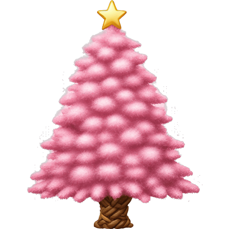 Pink aesthetic Christmas tree￼ emoji