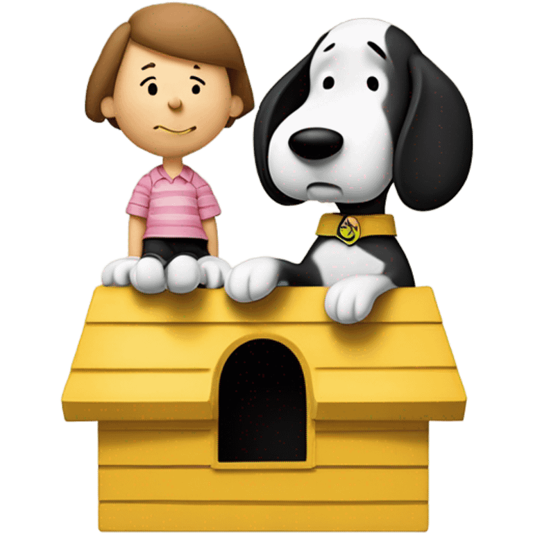 Charlie Brown and snoopy  emoji