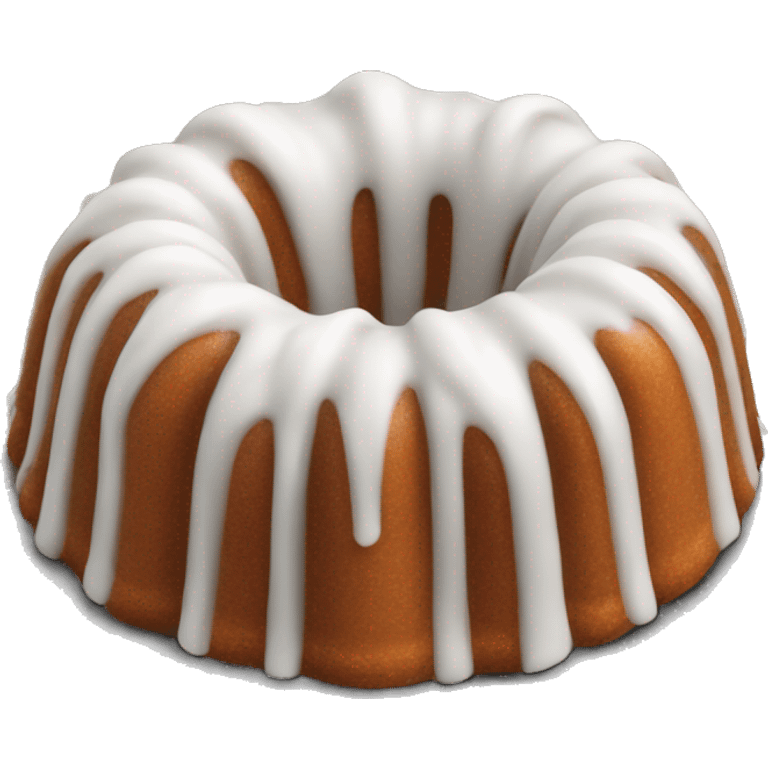 Realistic bundt cake pan emoji