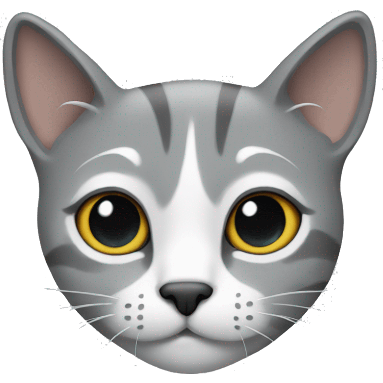 Gato gris  emoji