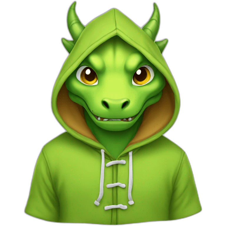 dragon in hoodie emoji