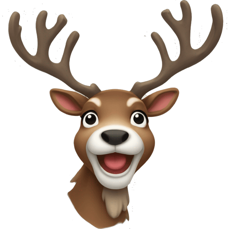 reindeer  emoji