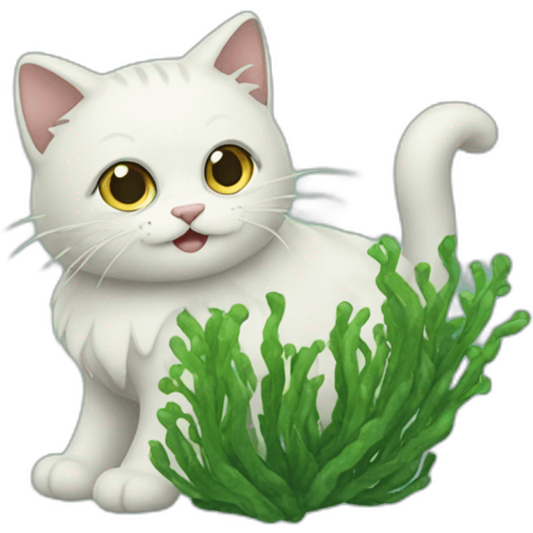 sea weed cat emoji