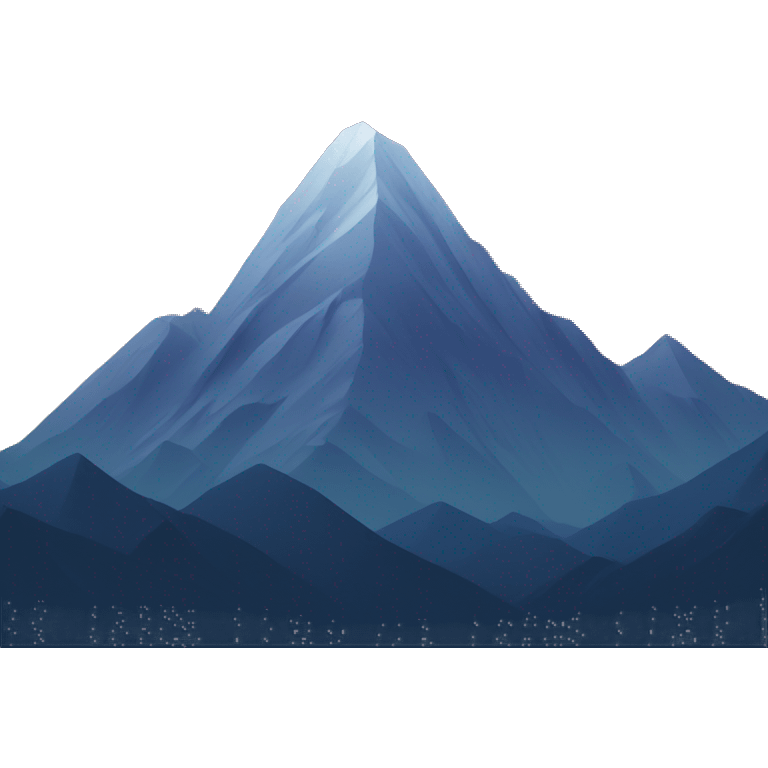 mountain with stars emoji