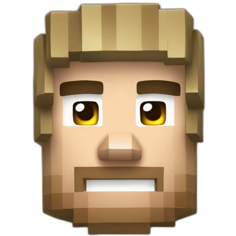 Minecraft steve emoji