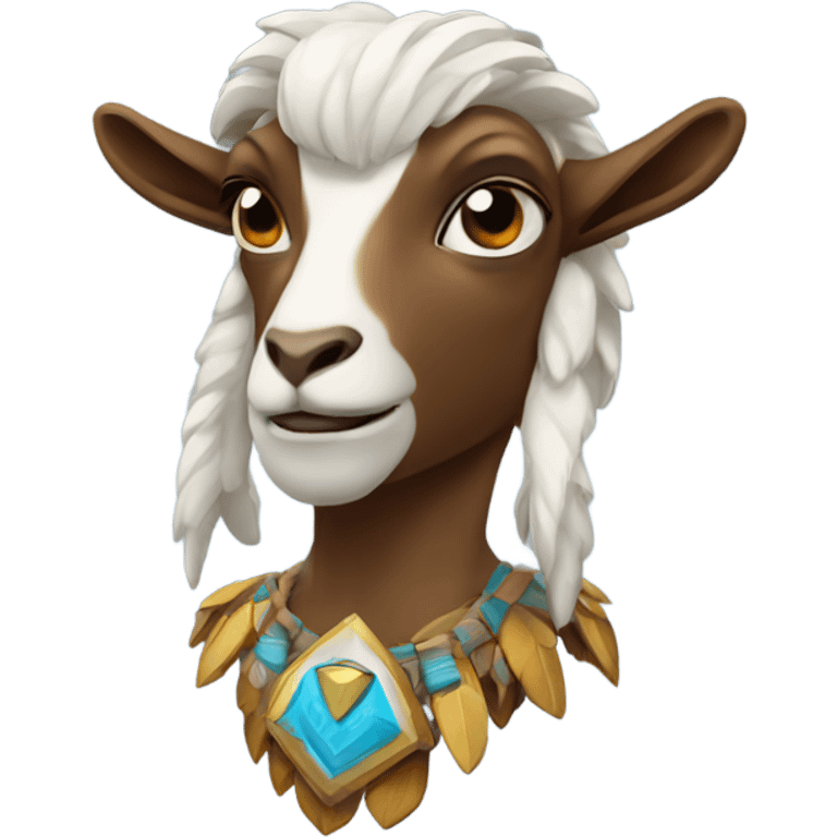 Thunder chief goat  emoji