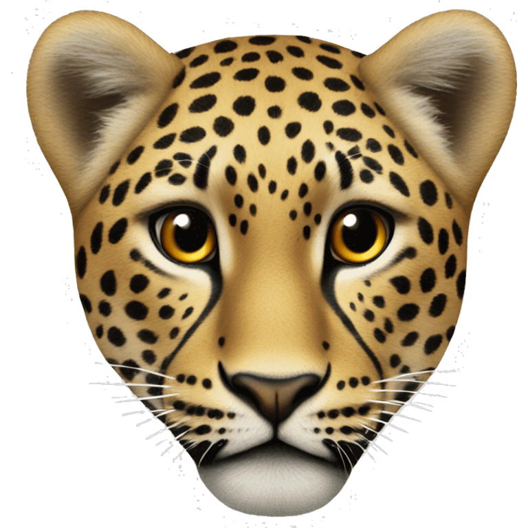 Hjärta med leopardmönster emoji