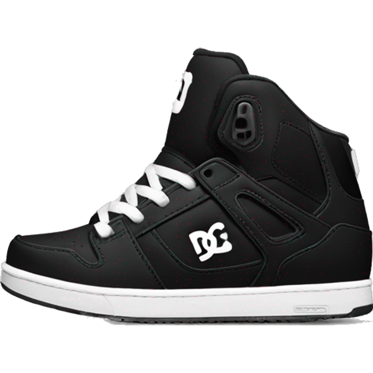 Black dc shoes emoji