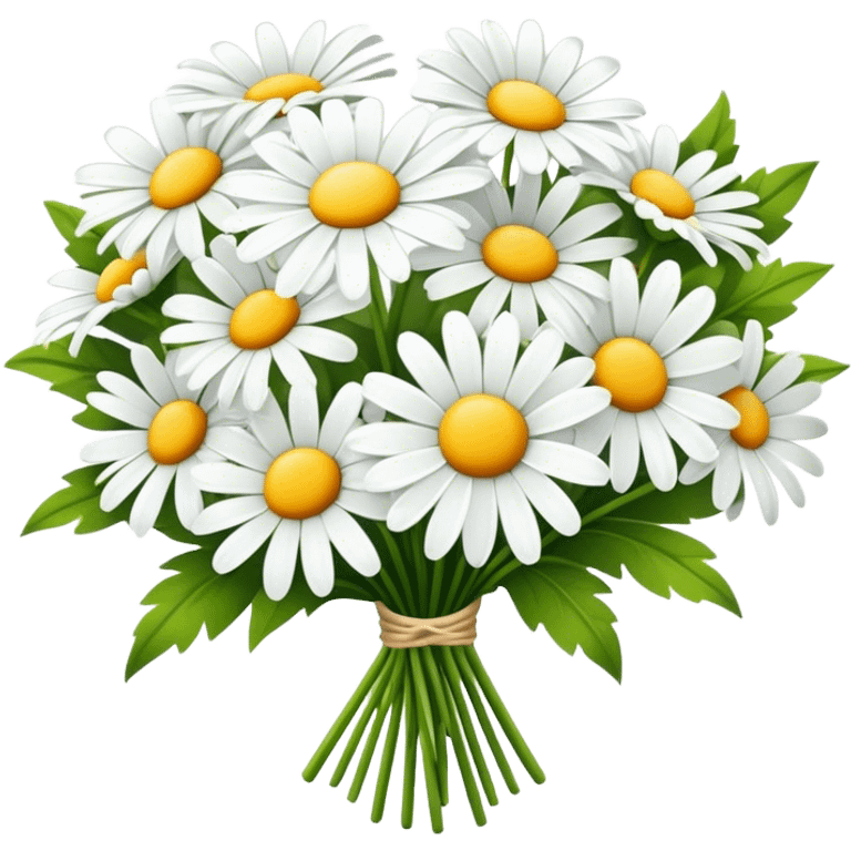 Daisy bouquet emoji