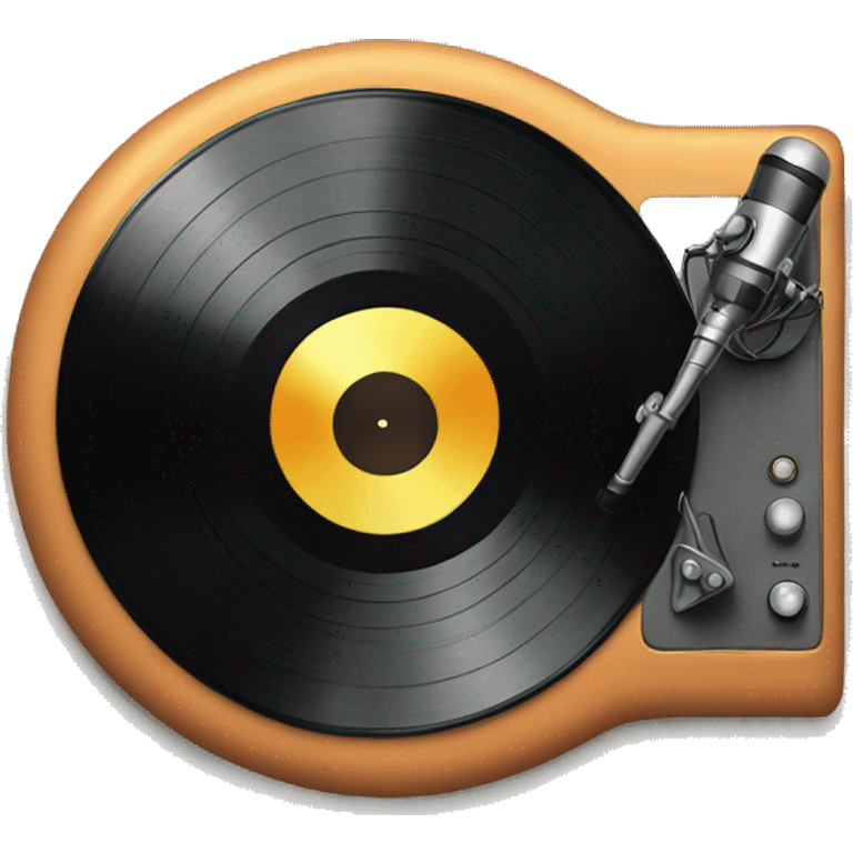 Vinyl recording emoji