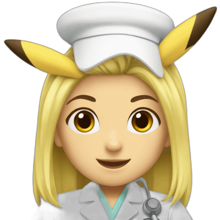 pikachu nurse without hairs emoji