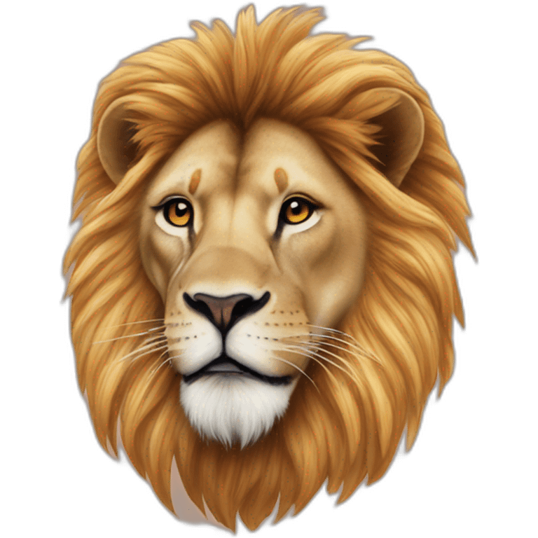 Lion sur une maison emoji