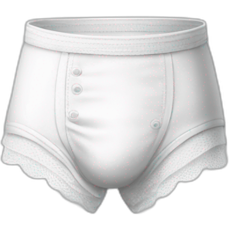 white underpants emoji