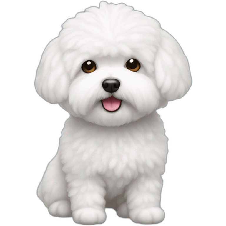 Fluffy bichon frise emoji