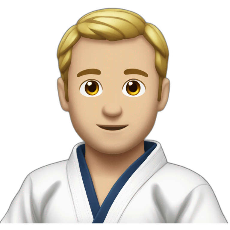 Macron judo emoji