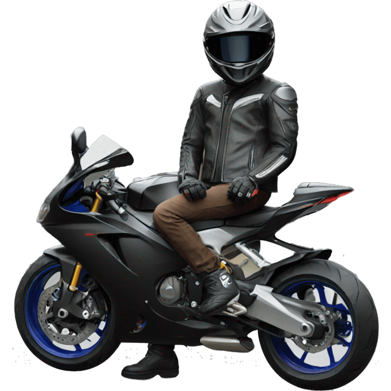 Sportbike lover boy emoji