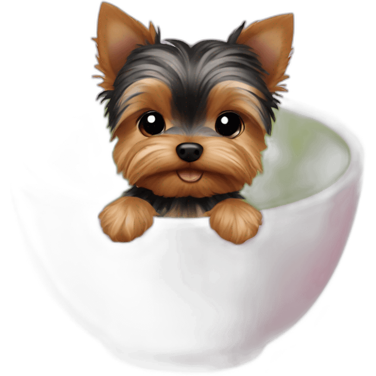 Male Teacup Yorkie emoji