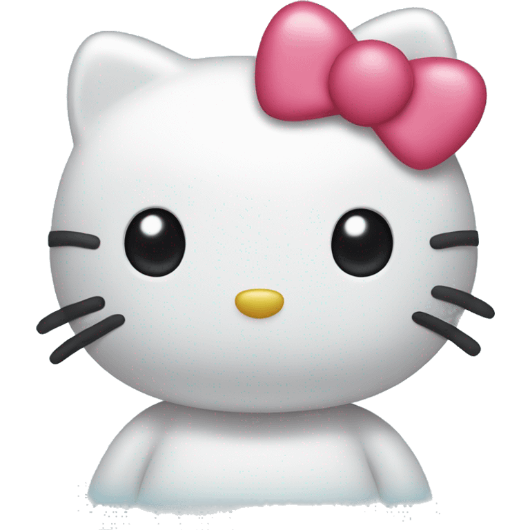 hello kitty with heart eyes emoji