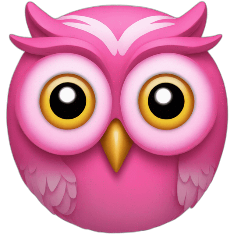 pink owl emoji