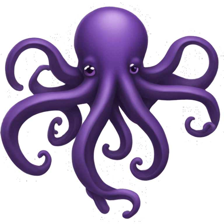 black-purple tentacles emoji