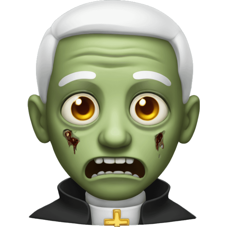 Zombie priest emoji