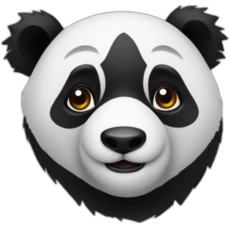 Panda qui haussa les épaules  emoji