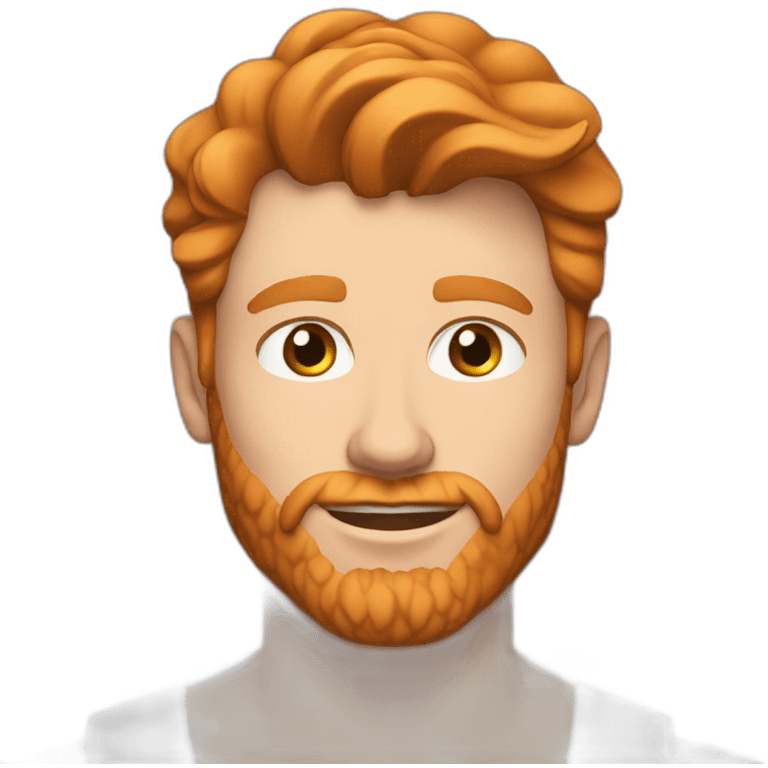 sexy-fit-ginger-brunette-caucasian-gay-man emoji