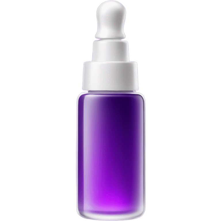 transparent purple serum cosmetic bottle emoji