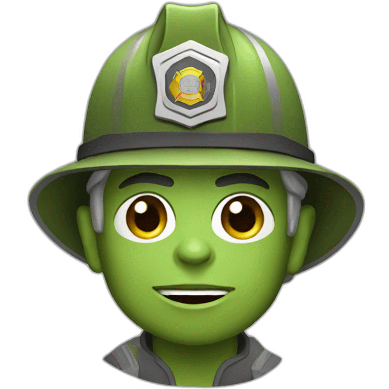 firefighter, yoda emoji